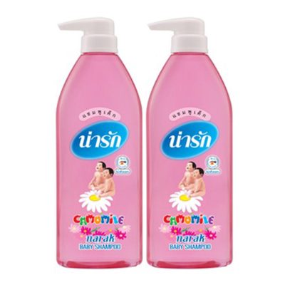 Narak Baby Shampoo Camomile 500 ml x 2 Bottles.น่ารัก แชมพูเด็ก สูตรคาโมมายล์ 500 มล. x 2 ขวด