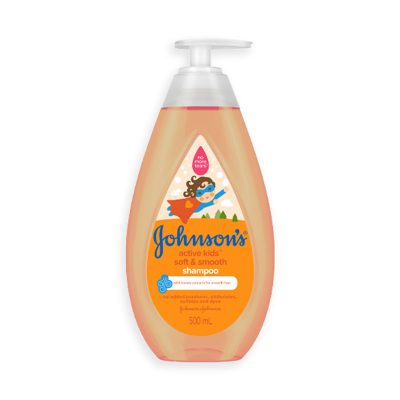 Johnson’s Shampoo Soft & Smooth 500 ml.จอห์นสัน แอคทีฟ คิดส์ ซอฟท์แอนด์สมูท แชมพู ขนาด 500 มล.