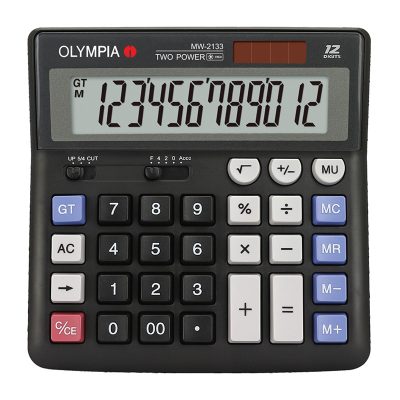 Olympia Calculator #MW-2133.โอลิมเปีย เครื่องคิดเลข รุ่น MW-2133