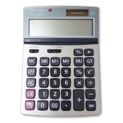 OLYMPIA Calculator #Mx-120St.โอลิมเปีย เครื่องคิดเลข รุ่น MX-120ST
