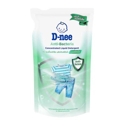 D-nee Concentrated Fabric Softener Anti-Bacteria 600 ml.ดีนี่ น้ำยาซักผ้า สูตรเข้มข้น แอนตี้แบคทีเรีย 600 มล.