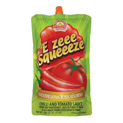 E Zee Squeze Tomato+Chilli 900 g.อีซี่สควิช ซอสพริก+มะเขือเทศ 900 กรัม
