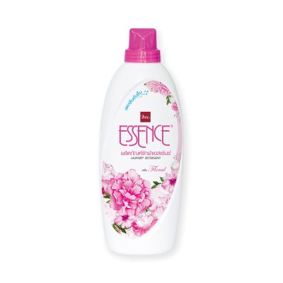 Essence Liquid Detergent Floral Pink 225 ml x 3.เอสเซนซ์ น้ำยาซักผ้า กลิ่นฟลอรัล สีชมพู 225 มล. X 3 ขวด
