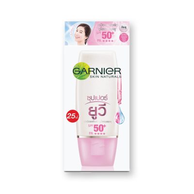 Garnier Skin Naturals Sakura White Super UV SPF50+ 7 ml x 6 sachets.การ์นิเย่ สกิน ซากุระ ไวท์ ซุปเปอร์ ยูวี SPF50+ 7 มล. x 6 ซอง