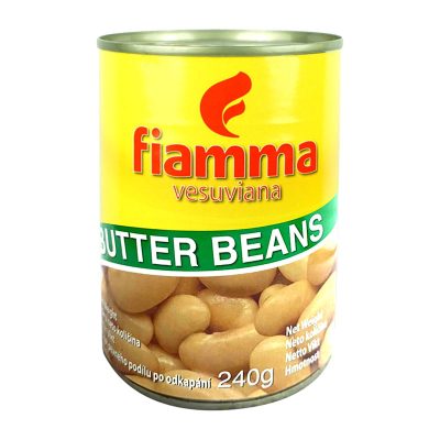 Fiamma Vesuviana Butter Beans 400g.ไฟมมา วีสุเวียนา บัตเตอร์บีนในน้ำเกลือ 400 กรัม