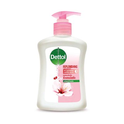 Dettol Handwash Skincare 225 ml.เดทตอล สบู่เหลวล้างมือ สกินแคร์ รีเพลนนิชชิ่ง 225 มล.