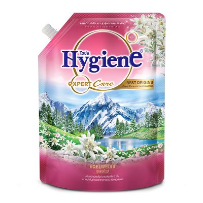 Hygiene Expert Care Concentrate Fabric Softener Edelweiss 1150 ml.ไฮยีน เอ็กซ์เพิร์ท แคร์ น้ำยาปรับผ้านุ่ม สูตรเข้มข้นพิเศษ กลิ่นเอเดลไวส์ 1150 มล.