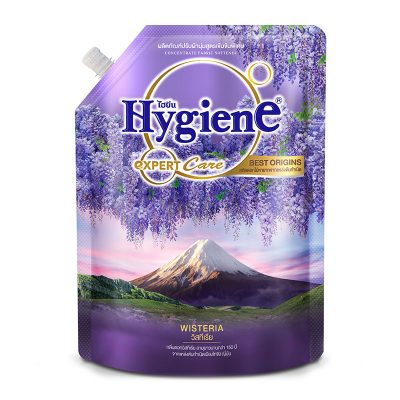 Hygiene Expert Care Concentrate Fabric Softener Wisteria 1150 ml.ไฮยีน เอ็กซ์เพิร์ท แคร์ น้ำยาปรับผ้านุ่ม สูตรเข้มข้นพิเศษ กลิ่นวิสทีเรีย 1150 มล.