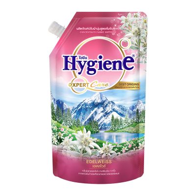 Hygiene Expert Care Concentrate Fabric Softener Edelweiss 540 ml.ไฮยีน เอ็กซ์เพิร์ท แคร์ น้ำยาปรับผ้านุ่ม สูตรเข้มข้นพิเศษ กลิ่นเอเดลไวส์ 540 มล.