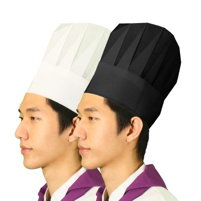 aro Chef Hat Disposable 10.เอโร่ หมวกเชฟอนามัย คละสี แพ็ค 10 ชิ้น