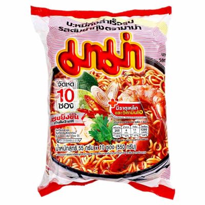 Mama Instant Noodles Shrimp Tom Yum Flavour 55g x 10 Packs