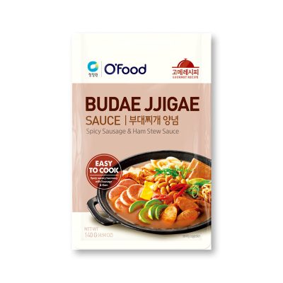 OFood Budae Jjigae Sauce 140g.โอฟู้ด ซอสหม้อไฟเกาหลี 140 กรัม.