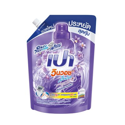 Pao Win Wash Concentrated Liquid Detergent Sensual Violet 1,500 ml Refill.เปา วินวอชลิควิด น้ำยาซักผ้า สูตรเข้มข้น เซนชวล ไวโอเล็ต 1,500 มล.