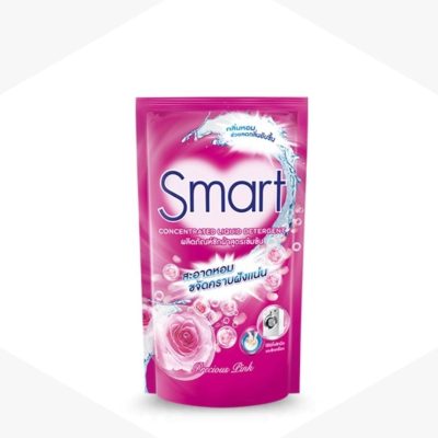 Smart Concentrated Liquid Detergent Pink 700ml.สมาร์ทผลิตภัณฑ์ซักผ้าชนิดน้ำสูตรเข้มข้นสีชมพู 700มล.