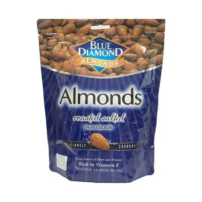 Blue Diamond Salted Almond 400 g.บลูไดมอนด์ อัลมอนด์อบเกลือ 400 กรัม