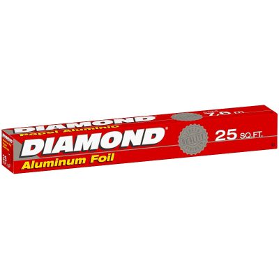 Diamond Aluminum Foil 12″ x 25 ft.ไดมอนด์ อะลูมิเนียมฟอยล์ ขนาด 12 นิ้ว x 25 ตารางฟุต