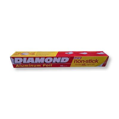 Diamond Foil Non-Stick 12 x 5 M.ไดมอนด์ อลูมิเนียมฟอยด์นอนสติก 12 x 5 เมตร