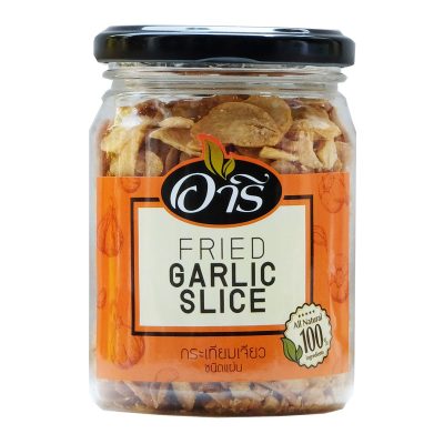 Aree Fried Garlic Slice 90 g.อารี กระเทียมเจียว ชนิดแผ่น 90 กรัม