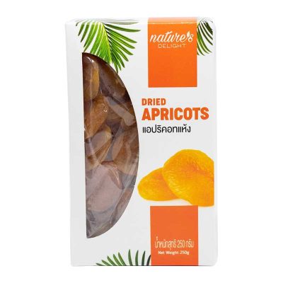 Nature’s Delight Dried Apricots 250 g.เนเจอร์ส ดีไลท์ แอพริคอตแห้ง 250 กรัม