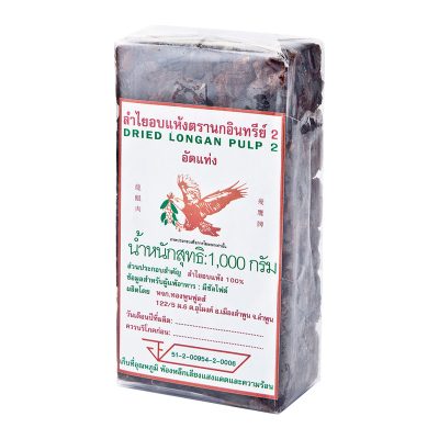 EAGLE Dried Longan Pulp 1000 g.นกอินทรีย์ ลำไยอบแห้ง อัดแท่ง 1000 กรัม
