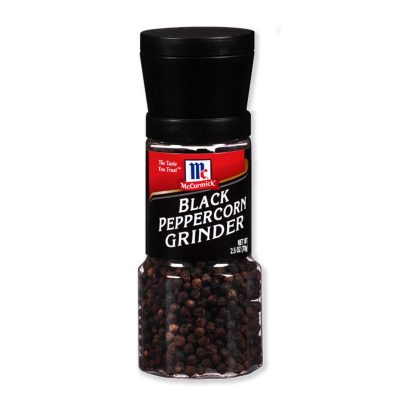 McCormick Black Peppercorn Grinder 70 g.แม็คคอร์มิค พริกไทยดำฝาบด 70 กรัม