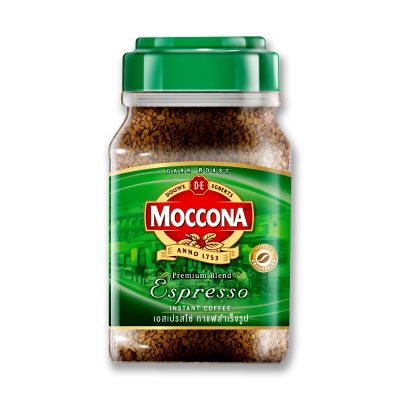 Moccona Espresso instant Coffee 200 g.มอคโคน่า กาแฟปรุงสำเร็จชนิดผง 3in1 เอสเปรสโซ่ ชนิดเกล็ด 200 กรัม