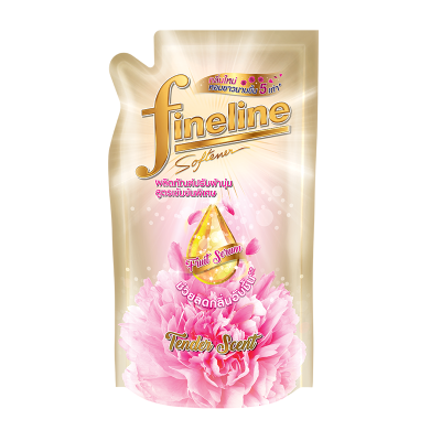 Fineline Concentrate Softener Elegant Gold 500 ml.ไฟน์ไลน์ น้ำยาปรับผ้านุ่ม สูตรเข้มข้น แอลลิแกนซ์ สีทอง 500 มล.