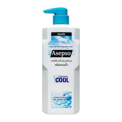 Asepso Body Wash Soothing Cool 500 ml.อาเซปโซ ครีมอาบน้ำ บอดี้ วอช ซูธทิ่ง คูล 500 มล.