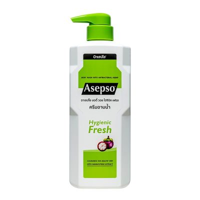Asepso Body Wash Hygienic Fresh 500 ml.อาเซปโซ ครีมอาบน้ำ บอดี้ วอช ไฮจีนิค เฟรช 500 มล.