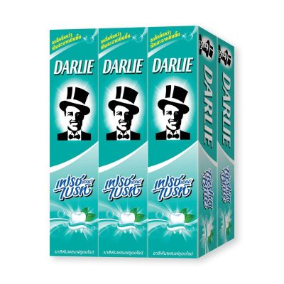 Darlie Toothpaste Fresh & Bright 140 g x 6.ดาร์ลี่ ยาสีฟัน เฟรช แอนด์ ไบร์ท ขนาด 140 กรัม แพ็ค 6 ชิ้น