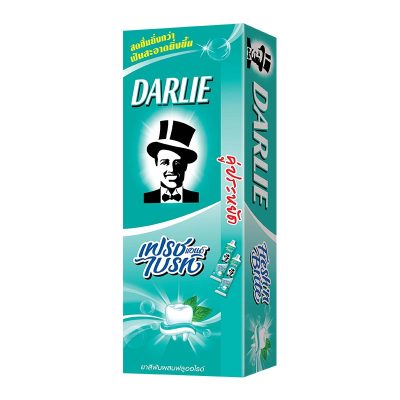 Darlie Toothpaste Fresh and Brite 140g x 2 Tubes.ดาร์ลี่ ยาสีฟัน เฟรชแอนด์ไบรท์ 140 กรัม แพ็คคู่