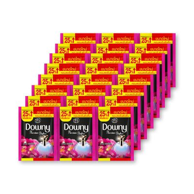 Downy Softener Sweet Heart Sachet 25 ml x 24 Pcs.ดาวน์นี่ น้ำยาปรับผ้านุ่ม สูตรเข้มข้น กลิ่นสวีทฮาร์ท 25 มล. x 24 ซอง