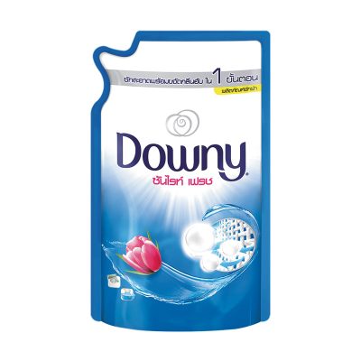 Downy Liquid Concentrate Detergent Sunrise Fresh Blue 1350 ml.ดาวน์นี่ น้ำยาซักผ้า สูตรเข้มข้น กลิ่นซันไรซ์เฟรช สีฟ้า 1350 มล.