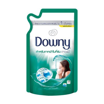 Downy liquid Concentrate Detergent Indoor Dry Green 600 ml.ดาวน์นี่ น้ำยาซักผ้าสูตรเข้มข้น สูตรตากผ้าในที่ร่ม สีเขียว 600 มล.