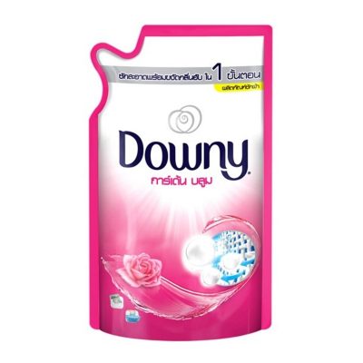 Downy Liquid Concentrate Detergent Garden Bloom Pink 600 ml.ดาวน์นี่ น้ำยาซักผ้า สูตรเข้มข้น กลิ่นการ์เด้นบลูม สีชมพู 600 มล.