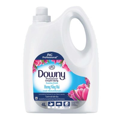 Downy Concentrate Softener Sunrise Fresh 4000 ml.ดาวน์นี่ น้ำยาปรับผ้านุ่ม สูตรเข้มข้น กลิ่นซันไรซ์เฟรช 4000 มล.