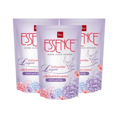 Essence Liquid Detergent Lingerie 400 ml x 3.เอสเซนซ์ น้ำยาซักชุดชั้นใน 400 มล. x 3 ถุง