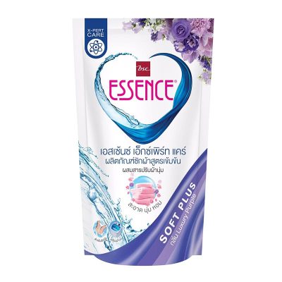 Essence Liquid Detergent Soft Plus Luxury Purple 600 ml.เอสเซ้นซ์ เอ็กซ์เพิร์ท แคร์ น้ำยาซักผ้าสูตรเข้มข้น สีม่วง กลิ่น Luxury Purple 600 มล.