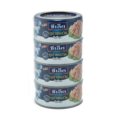 Sealect Tuna Sanwich in Spring Water 165 g x 4 Cans.ซีเล็ค ทูน่าแซนวิชในน้ำแร่ 165 กรัม x 4 กระป๋อง