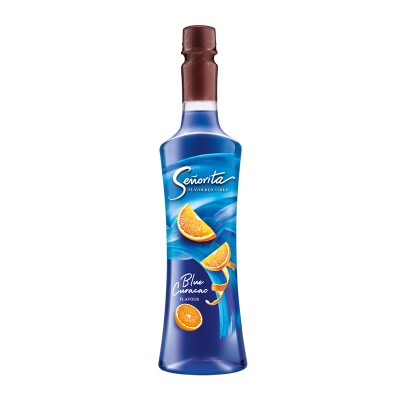 Senorita Blue Curacao Flavoured Syrup 750 ml.เซนญอริต้า ไซรัป กลิ่นบลูครูราโซ่ 750 มล.