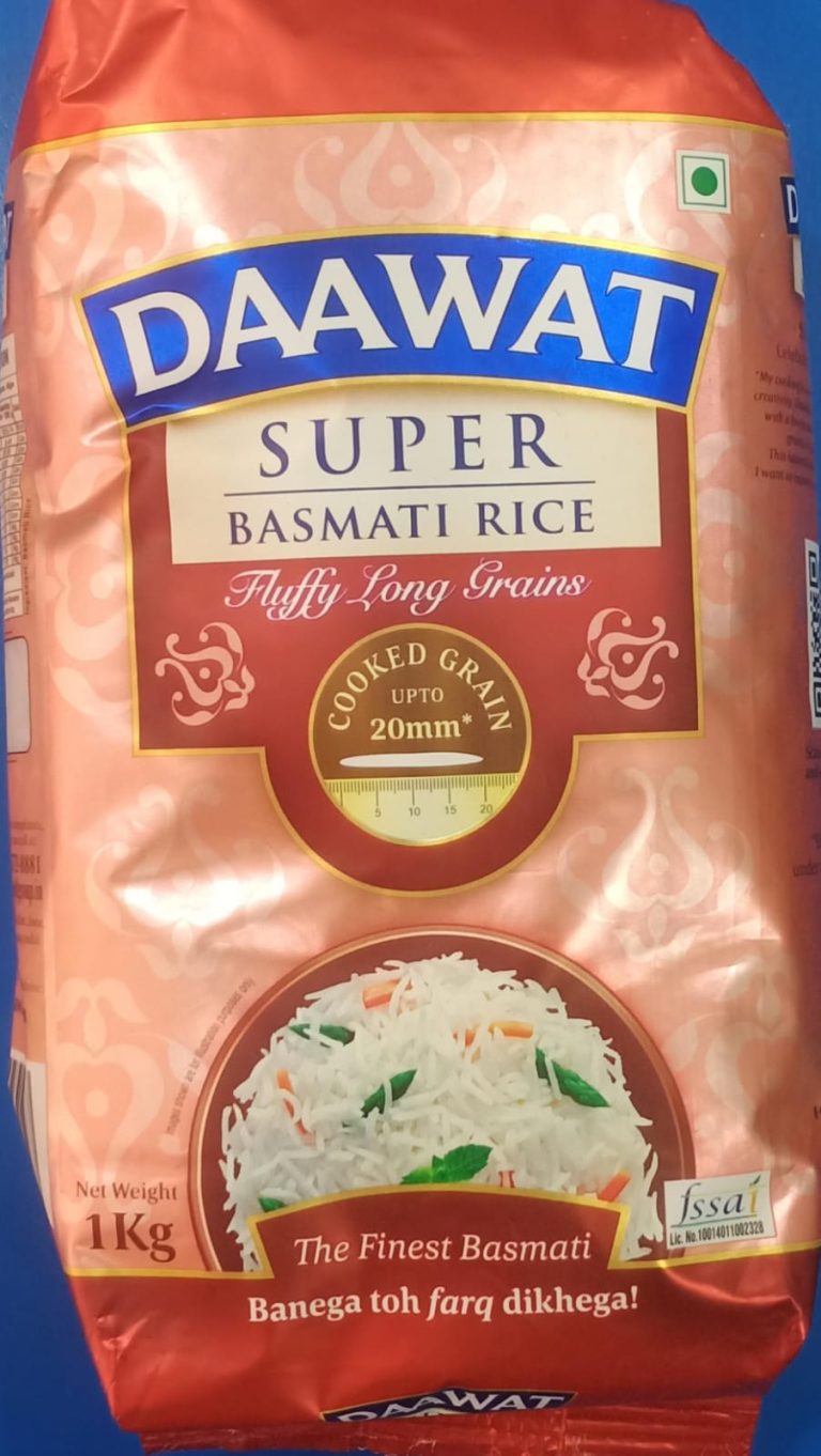 DAAWAT SUPER BASMATI RICE 1KG Marhaba World